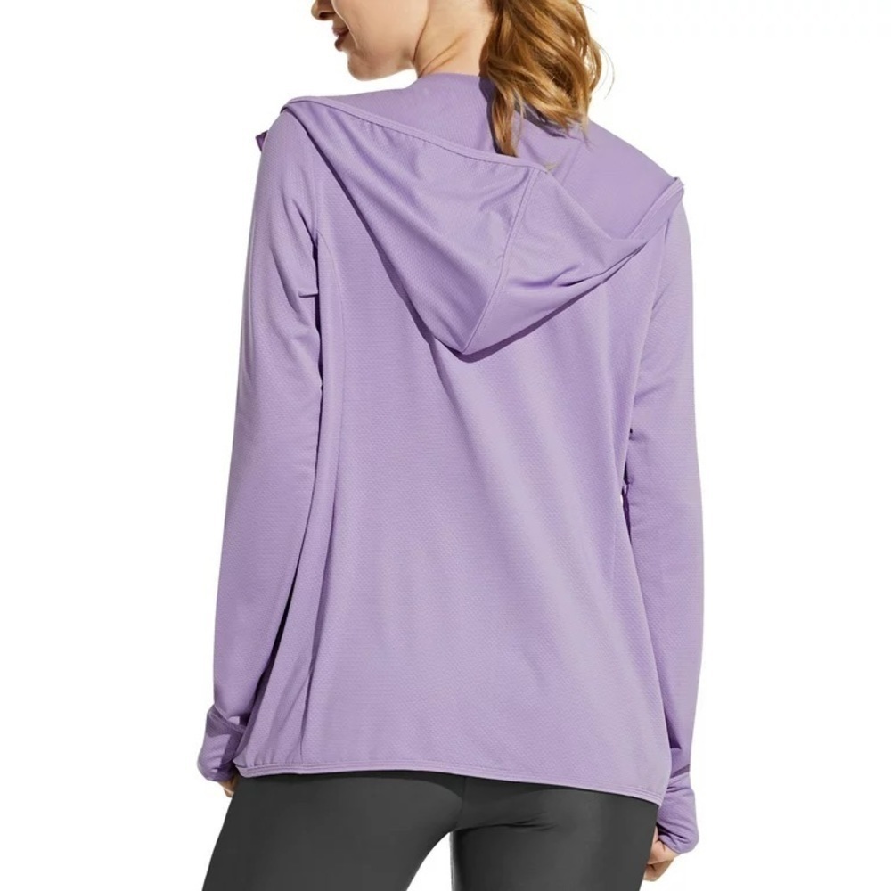 Long Sleeve Sun Protection Shirts Quick Dry UPF SPF 50+ Hooded Jackets Cooling - Picture 5 of 7
